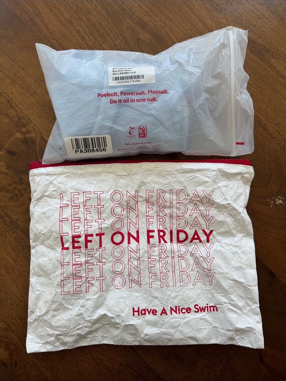 Left on Friday Saturday Suit